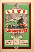 Book cover of L & S W R Locomotives - A Survey from 1873 - 1922 by BURTT, F.